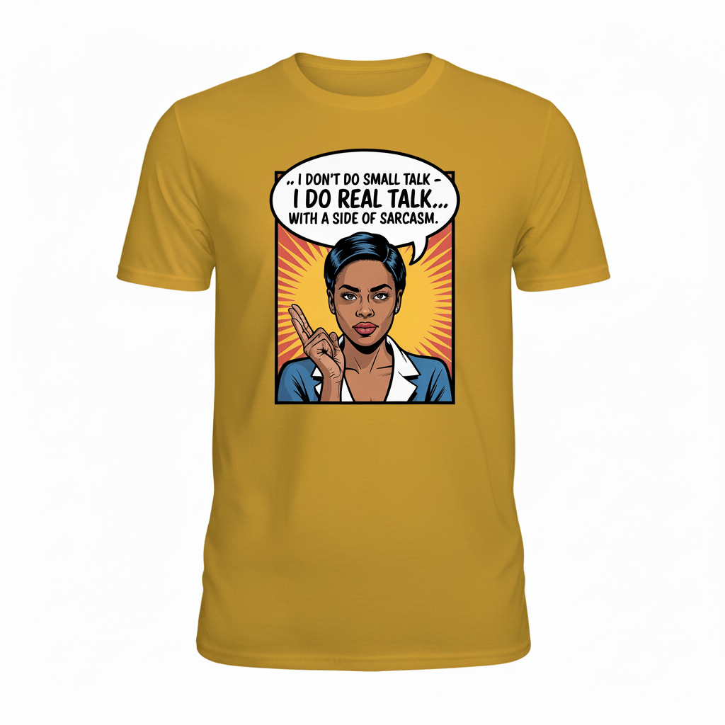 I Don't Do Small Talk (Variant Edition)‚ Real Talk Digital PNG