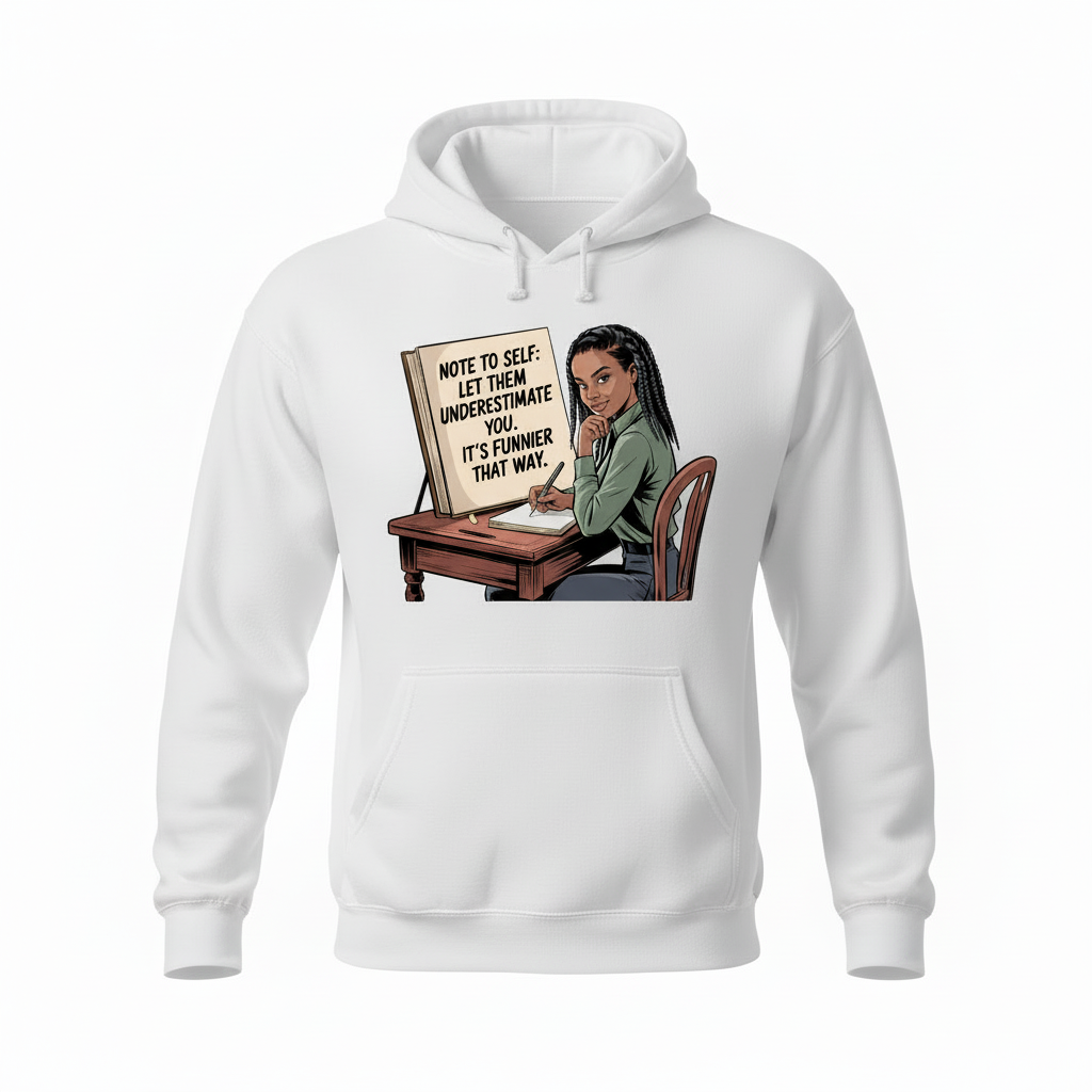 Let Them Underestimate You – Afrocentric Digital Art | Funny Motivational Printable | Comic-Style Wall Decor