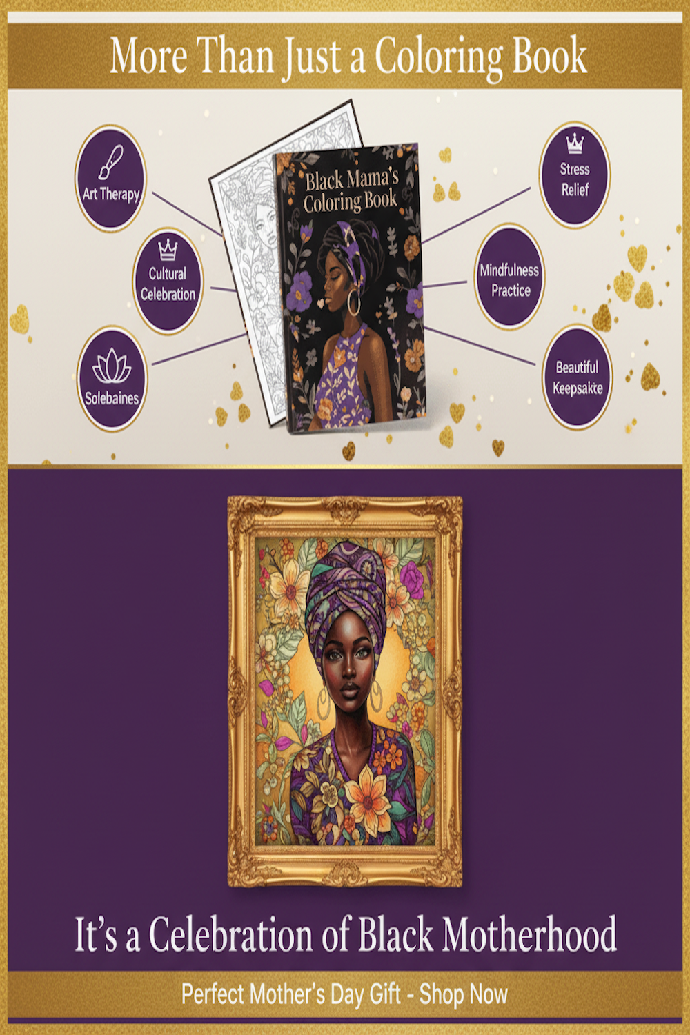 👉 The Perfect Mother’s Day Gift for Black Moms | Coloring Book + Mug Bundle 👉 “For moms who need a break, not another candle.”