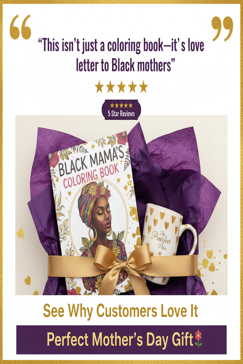 👉 The Perfect Mother’s Day Gift for Black Moms | Coloring Book + Mug Bundle 👉 “For moms who need a break, not another candle.”